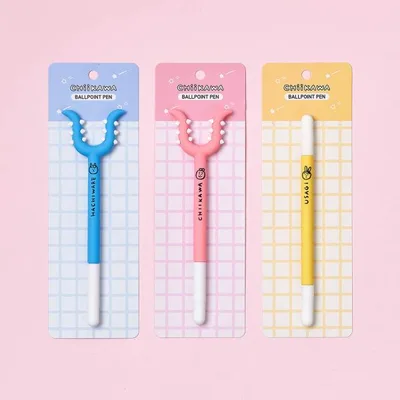 韓国 コミック グッズ『ちいかわ〜なんか小さくてかわいいやつ〜 武器 ボールペン(3種類から一つ選択)』公式グッズ