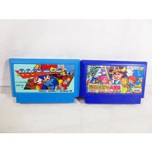美品 カプコン ファミコン FC バナナン王子の大冒険 ロックマン セット