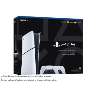 『新品外箱傷みあり』プレイステーション5 PlayStation5 Slimモデル (CFIJ-10032) 日本語専用版 デジタル・エディション ワイヤレスコントローラー ダブルパック