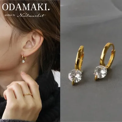 ピアス アレルギー対応 つけっぱなし フープピアス 18金 レディース 金属アレルギー 小さめ シルバー925