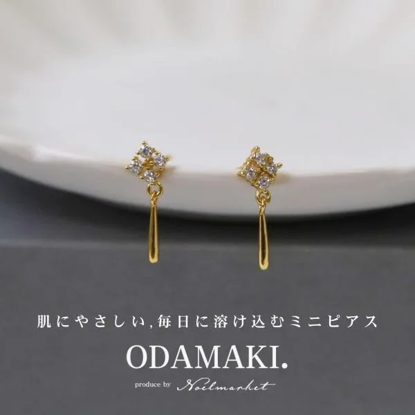 ピアス アレルギー対応 つけっぱなし 揺れる 18金 レディース 小さめ シルバー925 プレゼント ギフト
