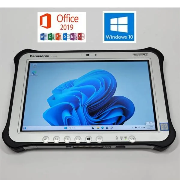 Panasonic TOUGHPAD FZ-G1 (Corei5-4310U/4GB/SSD128GB/Win10Pro) WUXGA(1920×1200) Microsoft Office 2019 Windows10 中古タブレットPC 送料無料