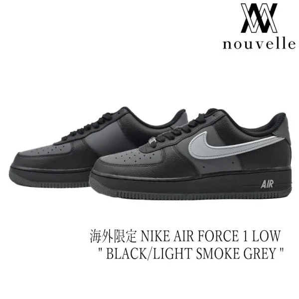 海外限定 NIKE ナイキ AIR FORCE 1 ' 07 LV8 " BLACK/LIGHT SMOKE GREY " エア フォース ワン ロー ブラック グレー おしゃれ ストリート 日本未発売 IR1475-010