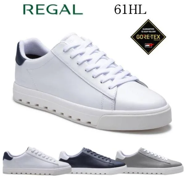 リーガル REGAL メンズ カジュアル レースアップレザースニーカー 61HL ゴアテックスサラウンド防水