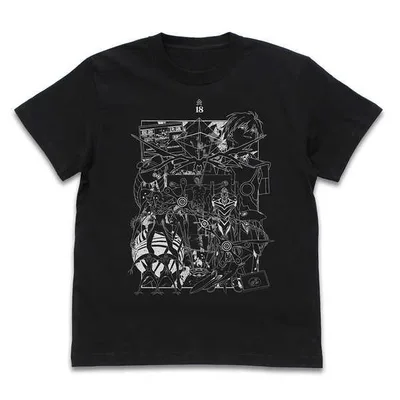 EVANGELION Tシャツ 『新世紀エヴァンゲリオン』全使徒 BLACK-M【予約 再販 1月中旬 発売予定】