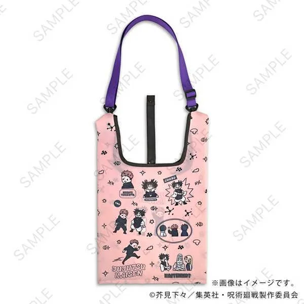 呪術廻戦 ビィズニィズ ショルダー付ミニエコバッグ C 虎杖・脹相・九十九・天元【予約 11/上 発売予定】