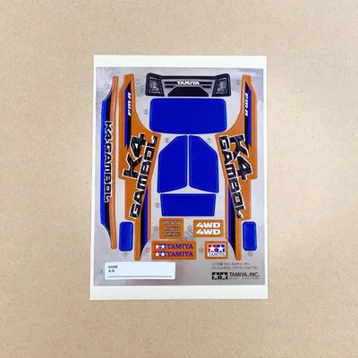 K4 ギャンボー ステッカー ミニ四駆REV18718 ばら売り
