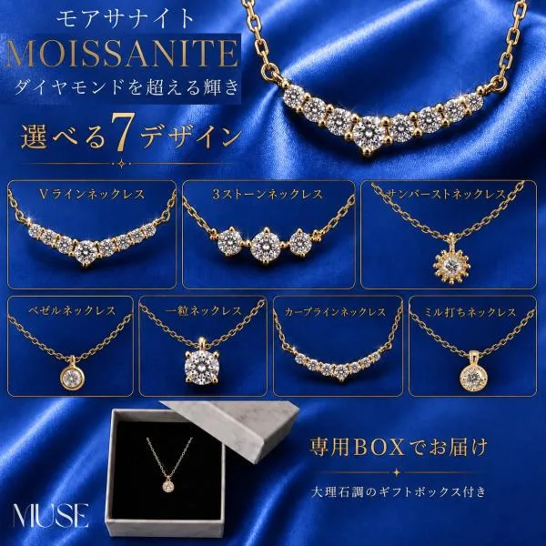 モアサナイト 金属アレルギー対応 ネックレス 選べる シルバー925 ダイヤモンド 一粒 つけっぱなし レディース