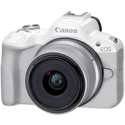 CANON(キヤノン) EOS R50 RF-S18-45 IS STM レンズキット ホワイト APS-C ミラーレス一眼カメラ