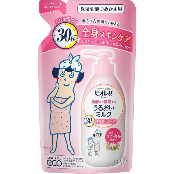 花王 ビオレu 角層まで浸透うるおいミルク フローラルの香り 詰め替え 250ml