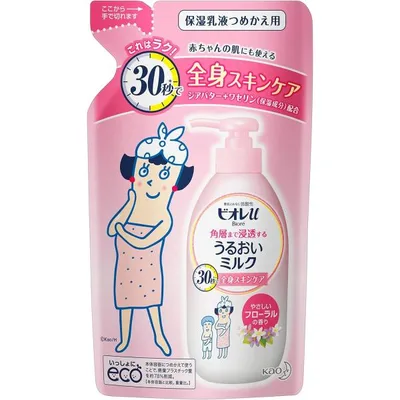 花王 ビオレu 角層まで浸透うるおいミルク フローラルの香り 詰め替え 250ml