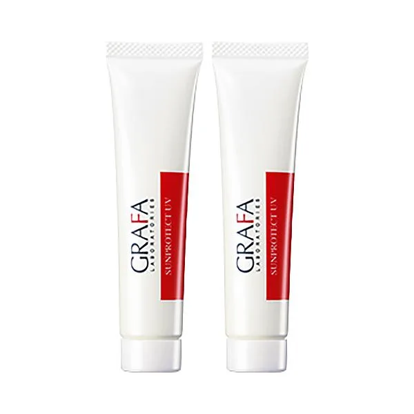 サンプル2枚付 グラファ サンプロテクト UV 25gX2個セット SPF40 PA+++ 正規流通販売品