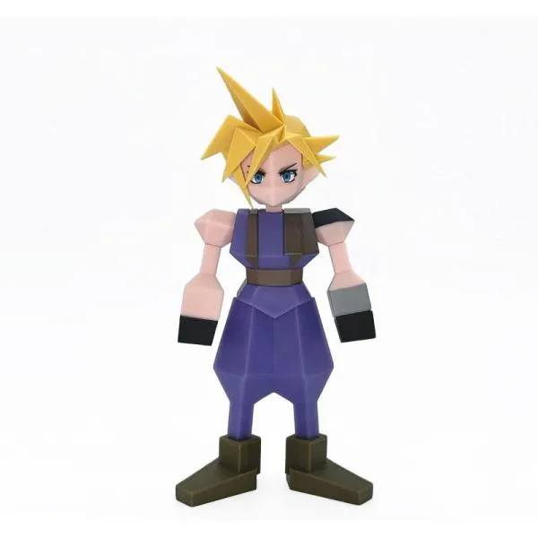FINAL FANTASYVII ポリゴンソフビ クラウド・ストライフ ファイナルファンタジー7