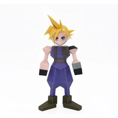 FINAL FANTASYVII ポリゴンソフビ クラウド・ストライフ ファイナルファンタジー7