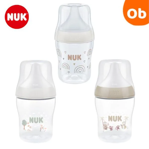 パーフェクトマッチほ乳びん プラスチック製 150ml 適温目盛り付き 赤ちゃん 0ヶ月から 新生児 哺乳瓶 NUK ヌーク