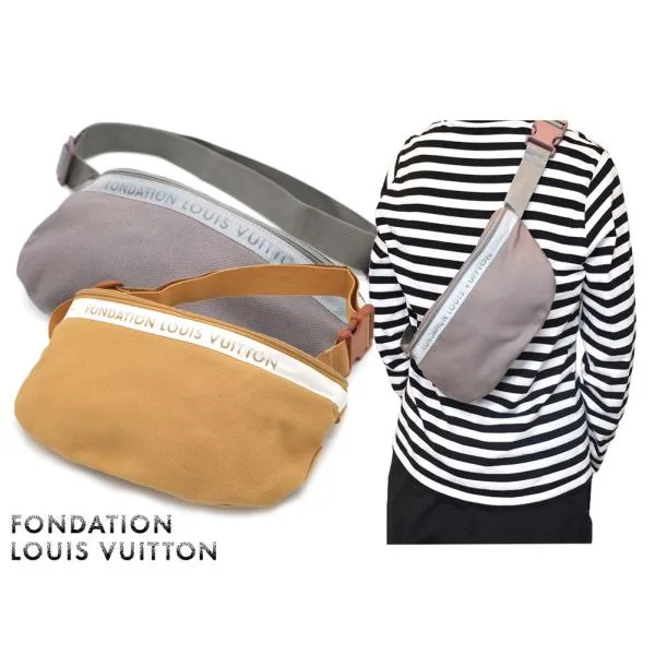 New Model LOUIS VUITTON Museum Body Bag Louis Vuitton Museum Bum Bag Messenger Bag กระเป๋าสะพายข้าง BUMBAG FONDATION LOUIS VUITTON
