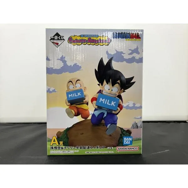 【中古】【未開封】一番くじ ドラゴンボール Fantastic Adventure 2 A賞 孫悟空&クリリン 牛乳配達フィギュア