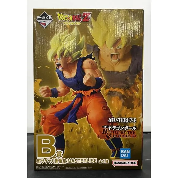 【中古】【未開封】一番くじ ドラゴンボール BATTLE OF THE SUPER SAIYAN B賞 超サイヤ人 孫悟空 MASTERLISE フィギュア