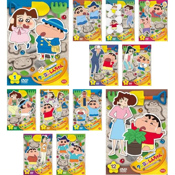 クレヨンしんちゃん TV版傑作選 第13期シリーズ 全12枚 レンタル落ち 全巻セット 中古 DVD