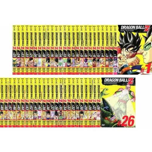 ケース無::【訳あり】DRAGON BALL Z ドラゴンボール Z 全49枚 第1話〜第291話 最終 ※センターホール割れ レンタル落ち セット 中古 DVD