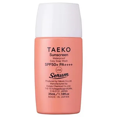 TAEKO サンスクリーン(日焼け止め美容液)SPF50+ PA++++ 35ml アーダブレーン