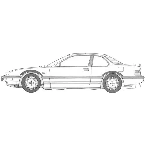 フジミ模型 HC01 1/24 プレリュード2.0Si(ハイソカーバージョン) 047614