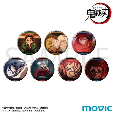 【ムービック】鬼滅の刃 キャラバッジコレクション 1BOX入数:7