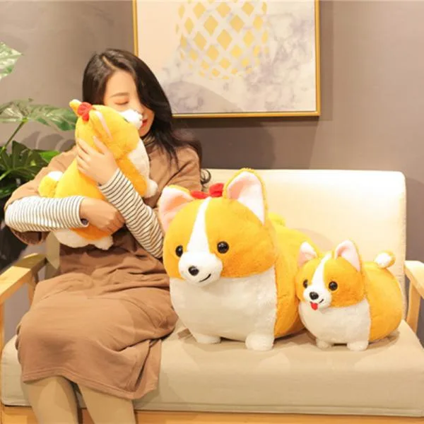 いぬ イヌ 犬 コーギー ぬいぐるみ 短足 どうぶつ 動物 アミューズかわいい 誕生日 記念日 プレゼント 贈り物38cm
