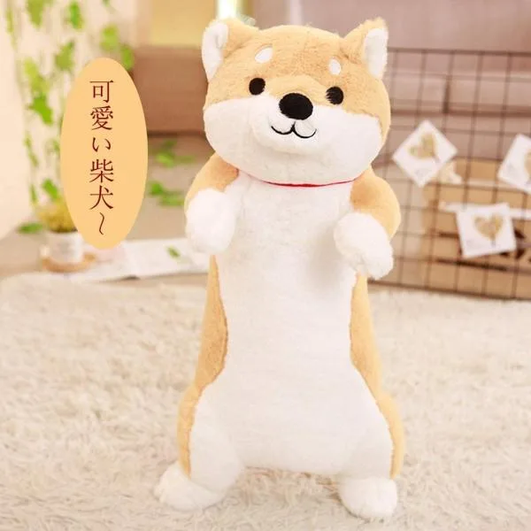 ぬいぐるみハスキー犬 抱き枕 可愛い 柴犬 動物 おもちゃ 子供 特大プレゼント ふわふわ お誕生日 お祝い 贈り物 人形 ギフト 60cm