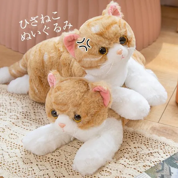 ぬいぐるみ 猫 リアル かわいい ねこのぬいぐるみ ねこ ネコ 小さい ひざねこ 子供 大人 お祝い 出産祝い 誕生日 クリスマス ギフト プレゼント 38cm