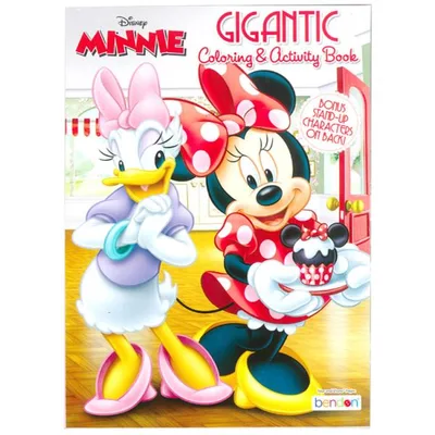 ぬりえ ディズニー ミニーマウス ホワイト 塗り絵 192ページ 大容量 英語 ぬり絵 キャラクター ミニーちゃん Minnie Mouse