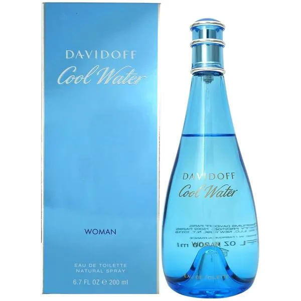 香水 ダビドフ DAVIDOFF クールウォーター ウーマン EDT SP 200ml COOL WATER WOMAN フレグランス ギフト 並行輸入品