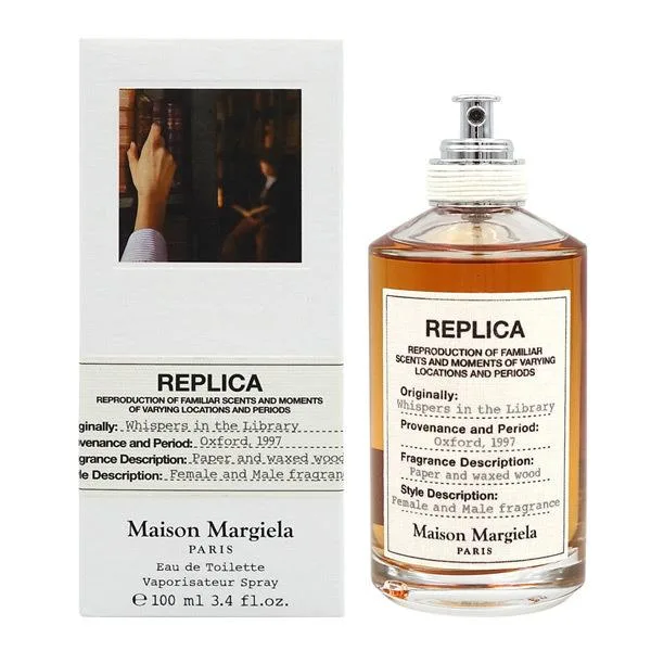 香水【訳あり】メゾン マルジェラ Maison Margiela レプリカ ウィスパー イン ザ ライブラリー EDT SP 100ml【訳あり・テスター・未使用品】 並行輸入品
