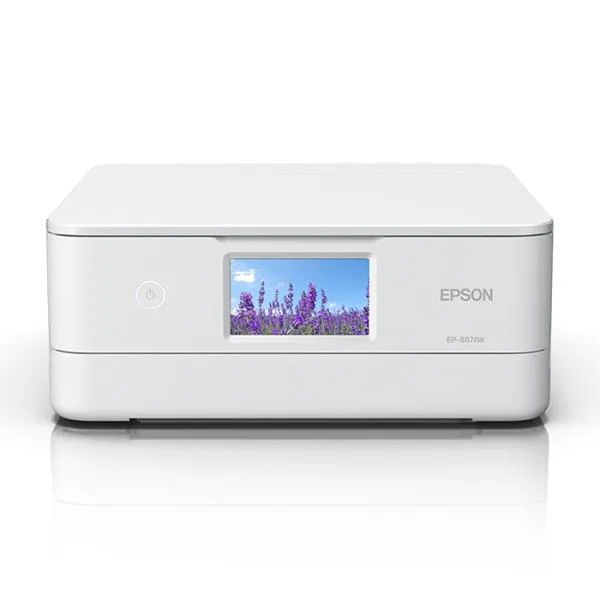 エプソン インクジェットプリンター カラリオ A4対応 EP-887AW ホワイト EPSON