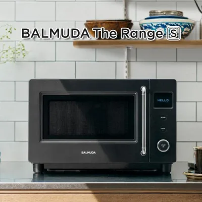 バルミューダ 電子レンジ BALMUDA The Range S 20L ブラック KRN01JP-BK 単機能レンジ