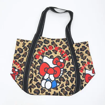 サンリオ ハローキティ 目隠し バルーントートバッグ レオパード Sanrio かわいい