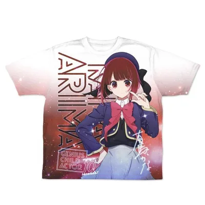 推しの子 有馬かな 両面グラフィックTシャツ(M) ホワイト