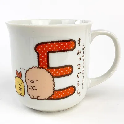 すみっコぐらし イニシャルマグカップ(E) コップ キッチン