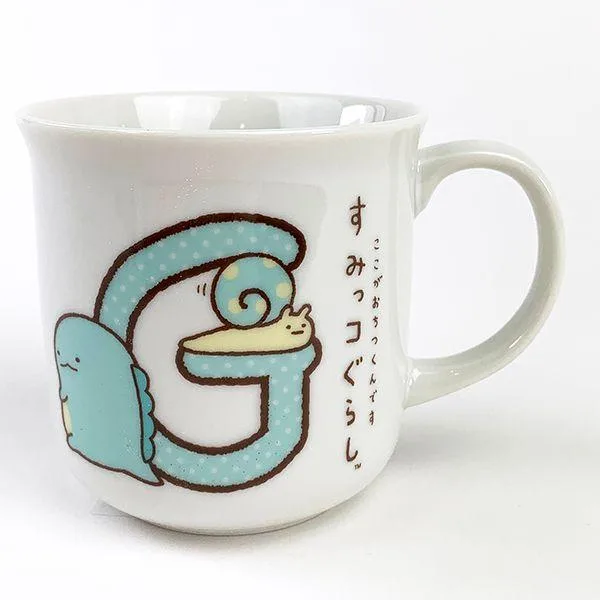 すみっコぐらし イニシャルマグカップ(G) コップ キッチン ギフト