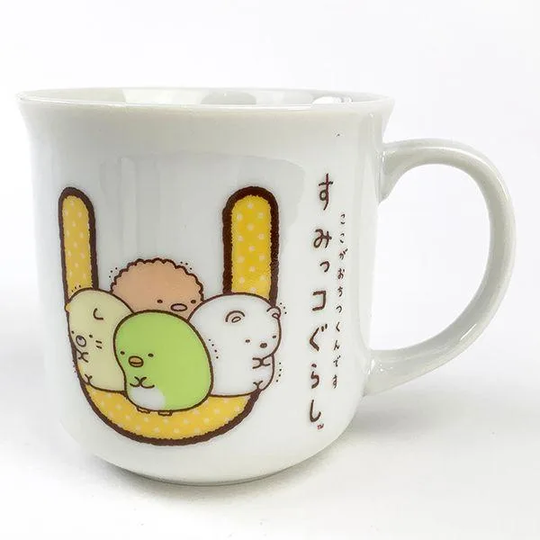 すみっコぐらし イニシャルマグカップ(U) コップ キッチン ギフト