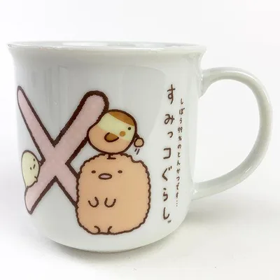 すみっコぐらし イニシャルマグカップ(X) コップ キッチン ギフト