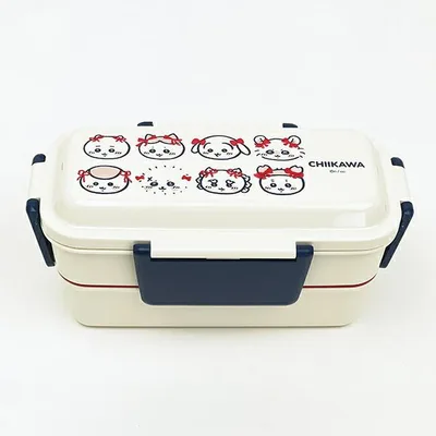 ちいかわ 4点ロック2段ランチボックス リボン 日本製