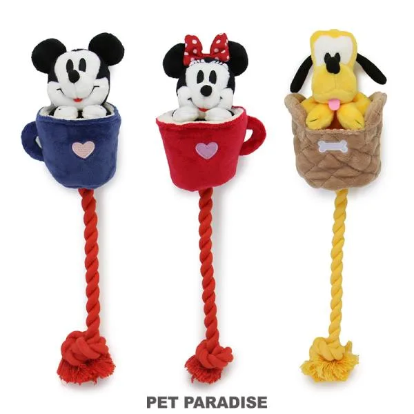 犬 おもちゃ ロープ 引っ張りっこ ぬいぐるみ 噛む おもちゃ ペットトイ | ディズニー ミッキー ミニー プルート セール 返品不可