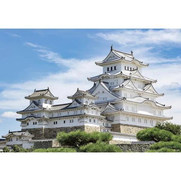 ジグソーパズル 108ピース 風景 26×38cm 白鷺城 姫路 夏 世界遺産 ラージピース 初心者向け Yanoman パズル 108P 新緑の姫路城(兵庫) 01-2074 やのまん