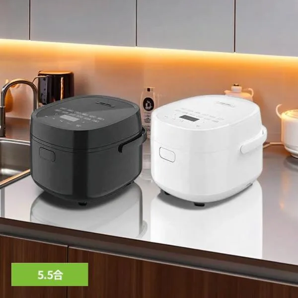 炊飯器 5.5合炊き 5.5合 一人暮らし メニュー 12種類 早炊き機能付 蒸しプレート付属 蒸し調理 新生活 家族 マイコン式 ベルソス VS-KE59 *
