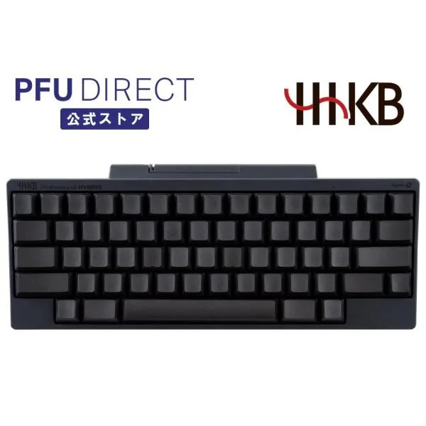 HHKB Professional HYBRID Type-S 無刻印/墨(英語配列) Bluetooth キーボード コンパクト HHKB