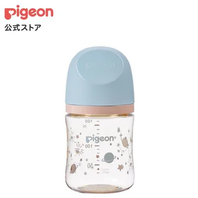 My母乳実感哺乳びん プラスチック(160ml)twinkle×ash pink×baby blue ピジョン pigeon