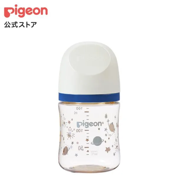 My母乳実感哺乳びん プラスチック(160ml)twinkle×midnight baby×off white ピジョン pigeon
