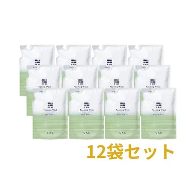 CAC化粧品 フォーミングウォッシュ レフィル400ml × 12袋セット(使用期限2027.9.10)
