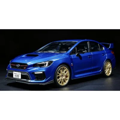 サンスター 1/18 スバル WRX STI EJ20 ファイナルエディション WBブルーパール 完成品ミニカー 5558